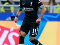 Mohamed Salah of Liverpool FC during the UEFA Champions League 2024/25 League Phase MD1 match between AC Milan and Liverpool FC at Stadio Sa...