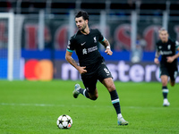 Dominik Szoboszlai of Liverpool FC during the UEFA Champions League 2024/25 League Phase MD1 match between AC Milan and Liverpool FC at Stad...