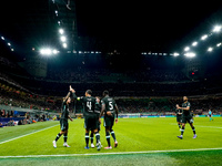 Virgil van Dijk of Liverpool FC celebrates after scoring second goal during the UEFA Champions League 2024/25 League Phase MD1 match between...