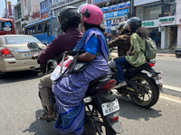 Traffic in Thiruvananthapuram, Kerala, India, on April 1, 2024. (