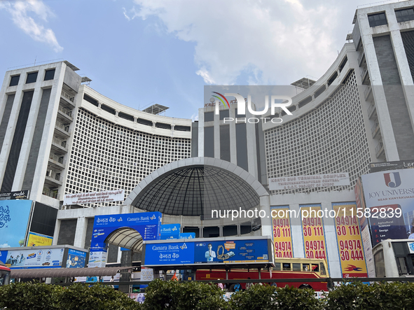 The KSRTC Bus Terminal Complex building is in Thiruvananthapuram (Trivandrum), Kerala, India, on April 2, 2024. 