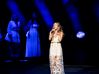 Joss Stone performs on Movistar Arena's stage in Buenos Aires, Argentina, on September 17, 2024 (