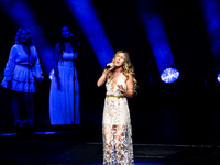 Joss Stone performs on Movistar Arena's stage in Buenos Aires, Argentina, on September 17, 2024 (