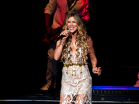 Joss Stone performs on Movistar Arena's stage in Buenos Aires, Argentina, on September 17, 2024 (