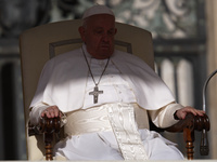 Pope Francis leads the general audience in Saint Peter's Square (