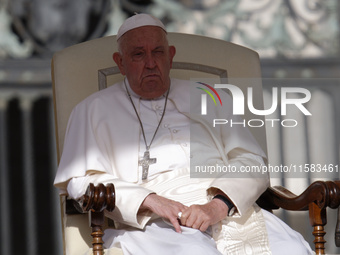 Pope Francis leads the general audience in Saint Peter's Square (