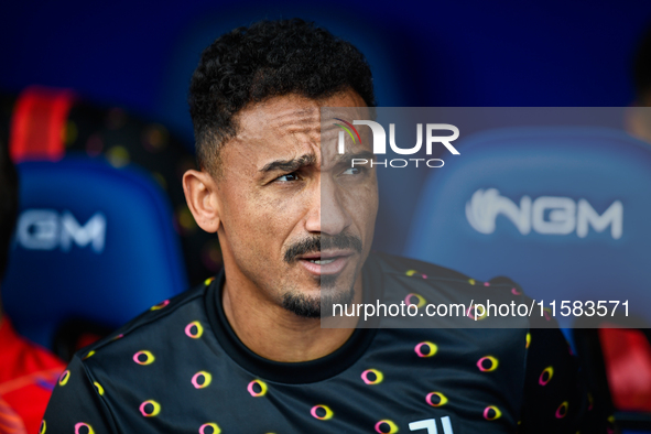 Danilo of Juventus during the Serie A match between Empoli and Juventus at Stadio Carlo Castellani in Empoli, Italy, on September 14, 2024 