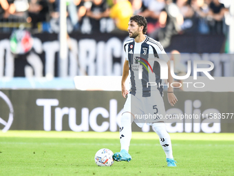 Manuel Locatelli of Juventus during the Serie A match between Empoli and Juventus at Stadio Carlo Castellani in Empoli, Italy, on September...