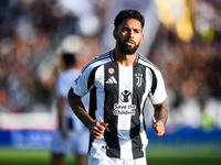 Douglas Luiz of Juventus during the Serie A match between Empoli and Juventus at Stadio Carlo Castellani in Empoli, Italy, on September 14,...