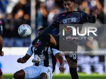 Sebastiano Esposito of Empoli during the Serie A match between Empoli and Juventus at Stadio Carlo Castellani in Empoli, Italy, on September...