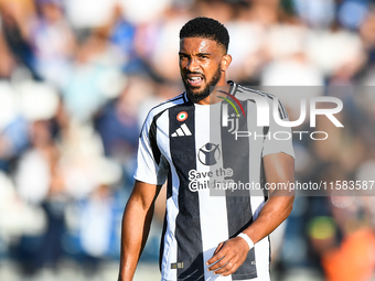 Gleison Bremer of Juventus during the Serie A match between Empoli and Juventus at Stadio Carlo Castellani in Empoli, Italy, on September 14...