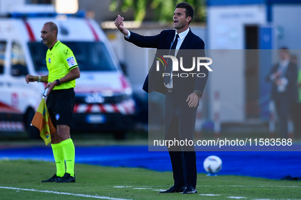 Thiago Motta is the head coach of Juventus during the Serie A match between Empoli and Juventus at Stadio Carlo Castellani in Empoli, Italy,...