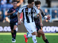 Kenan Yldiz of Juventus during the Serie A match between Empoli and Juventus at Stadio Carlo Castellani in Empoli, Italy, on September 14, 2...