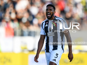 Gleison Bremer of Juventus during the Serie A match between Empoli and Juventus at Stadio Carlo Castellani in Empoli, Italy, on September 14...