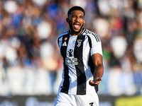 Gleison Bremer of Juventus during the Serie A match between Empoli and Juventus at Stadio Carlo Castellani in Empoli, Italy, on September 14...