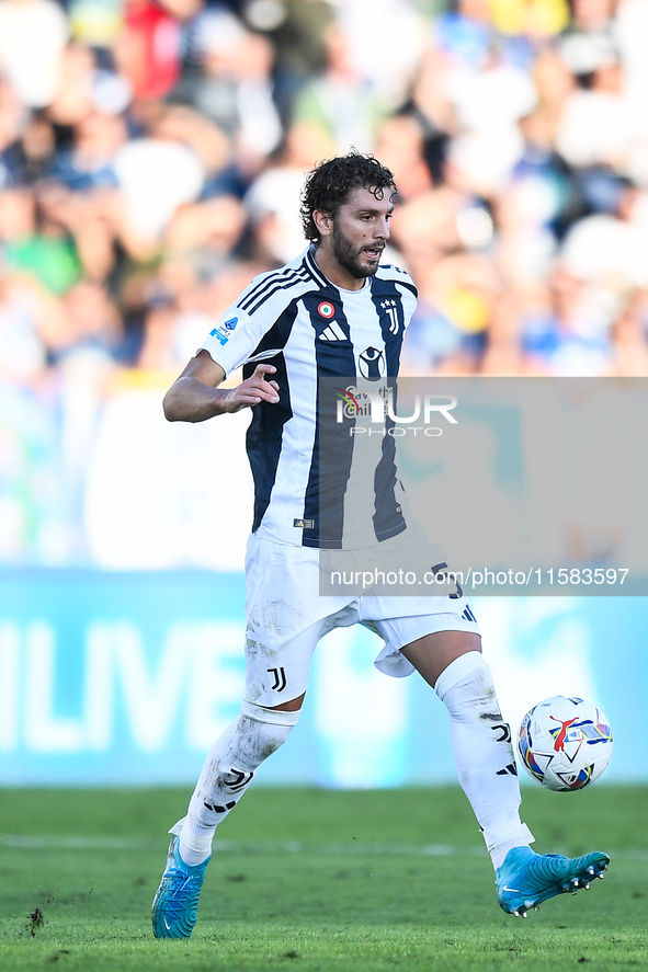 Andrea Cambiaso of Juventus during the Serie A match between Empoli and Juventus at Stadio Carlo Castellani in Empoli, Italy, on September 1...