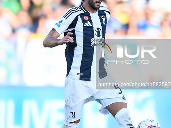 Andrea Cambiaso of Juventus during the Serie A match between Empoli and Juventus at Stadio Carlo Castellani in Empoli, Italy, on September 1...