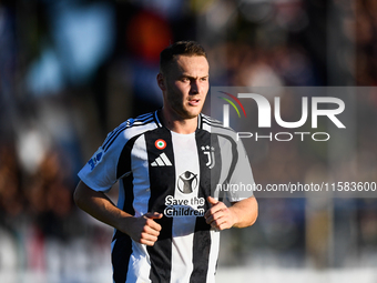 Teun Koopmeiners of Juventus during the Serie A match between Empoli and Juventus at Stadio Carlo Castellani in Empoli, Italy, on September...