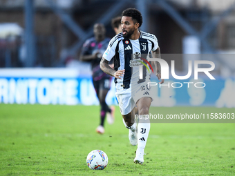 Douglas Luiz of Juventus during the Serie A match between Empoli and Juventus at Stadio Carlo Castellani in Empoli, Italy, on September 14,...