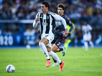 Dusan Vlahovic of Juventus during the Serie A match between Empoli and Juventus at Stadio Carlo Castellani in Empoli, Italy, on September 14...