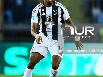 Khephren Thuram of Juventus during the Serie A match between Empoli and Juventus at Stadio Carlo Castellani in Empoli, Italy, on September 1...