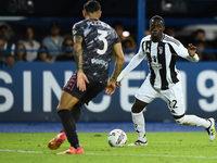 Timothy Weah of Juventus during the Serie A match between Empoli and Juventus at Stadio Carlo Castellani in Empoli, Italy, on September 14,...