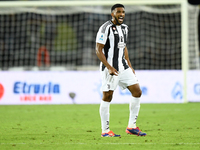 Gleison Bremer of Juventus during the Serie A match between Empoli and Juventus at Stadio Carlo Castellani in Empoli, Italy, on September 14...