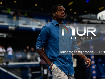 Samuel Mbangula of Juventus during the Serie A match between Empoli and Juventus at Stadio Carlo Castellani in Empoli, Italy, on September 1...