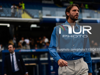 Manuel Locatelli of Juventus during the Serie A match between Empoli and Juventus at Stadio Carlo Castellani in Empoli, Italy, on September...