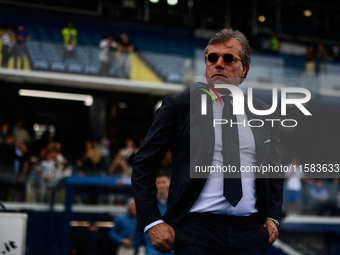 Cristiano Giuntoli of Juventus during the Serie A match between Empoli and Juventus at Stadio Carlo Castellani in Empoli, Italy, on Septembe...