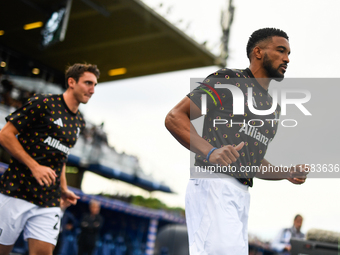 Gleison Bremer of Juventus during the Serie A match between Empoli and Juventus at Stadio Carlo Castellani in Empoli, Italy, on September 14...