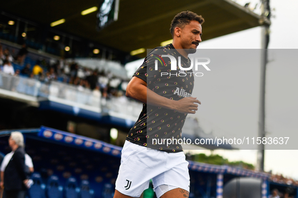 Danilo of Juventus during the Serie A match between Empoli and Juventus at Stadio Carlo Castellani in Empoli, Italy, on September 14, 2024 