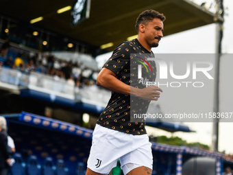 Danilo of Juventus during the Serie A match between Empoli and Juventus at Stadio Carlo Castellani in Empoli, Italy, on September 14, 2024 (