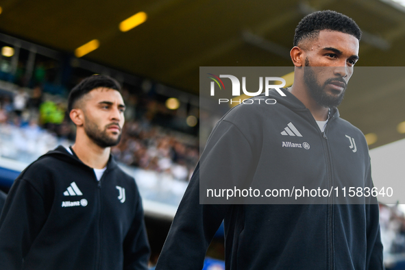 Gleison Bremer of Juventus during the Serie A match between Empoli and Juventus at Stadio Carlo Castellani in Empoli, Italy, on September 14...