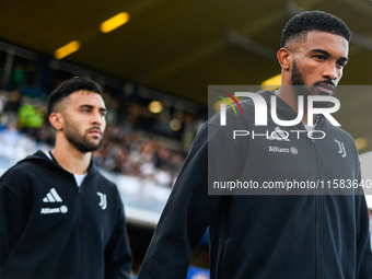 Gleison Bremer of Juventus during the Serie A match between Empoli and Juventus at Stadio Carlo Castellani in Empoli, Italy, on September 14...