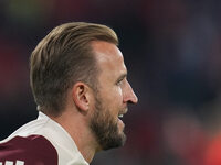 Harry Kane of Bayern Munich  looks on  during the Champions League Round 1 match between Bayern Munich v Dinamo Zagreb, at the Allianz Arena...