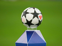 The ball  during the Champions League Round 1 match between Bayern Munich v Dinamo Zagreb, at the Allianz Arena, in Munich, Germany, on Sept...