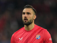 Ivan Nevistić of GNK Dinamo  looks on  during the Champions League Round 1 match between Bayern Munich v Dinamo Zagreb, at the Allianz Arena...