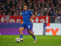 Samy Mmaee of GNK Dinamo  controls the ball  during the Champions League Round 1 match between Bayern Munich v Dinamo Zagreb, at the Allianz...