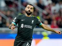 Mohamed Salah of Liverpool FC during the UEFA Champions League 2024/25 League Phase MD1 match between AC Milan and Liverpool FC at Stadio Sa...