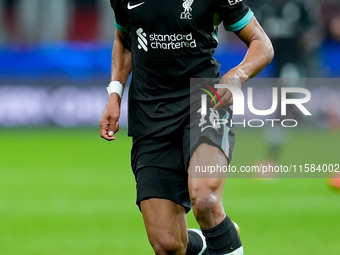 Cody Gakpo of Liverpool FC during the UEFA Champions League 2024/25 League Phase MD1 match between AC Milan and Liverpool FC at Stadio San S...