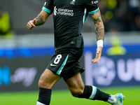 Dominik Szoboszlai of Liverpool FC during the UEFA Champions League 2024/25 League Phase MD1 match between AC Milan and Liverpool FC at Stad...