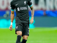 Luis Diaz of Liverpool FC during the UEFA Champions League 2024/25 League Phase MD1 match between AC Milan and Liverpool FC at Stadio San Si...