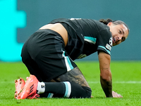 Darwin Nunez of Liverpool FC reacts during the UEFA Champions League 2024/25 League Phase MD1 match between AC Milan and Liverpool FC at Sta...