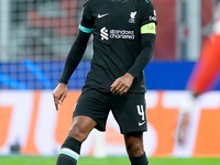 Virgil van Dijk of Liverpool FC during the UEFA Champions League 2024/25 League Phase MD1 match between AC Milan and Liverpool FC at Stadio...