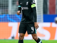 Virgil van Dijk of Liverpool FC during the UEFA Champions League 2024/25 League Phase MD1 match between AC Milan and Liverpool FC at Stadio...