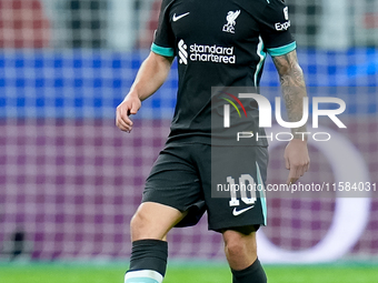 Alexis Mac Allister of Liverpool FC during the UEFA Champions League 2024/25 League Phase MD1 match between AC Milan and Liverpool FC at Sta...