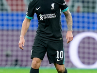 Alexis Mac Allister of Liverpool FC during the UEFA Champions League 2024/25 League Phase MD1 match between AC Milan and Liverpool FC at Sta...