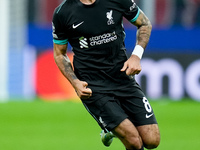 Dominik Szoboszlai of Liverpool FC during the UEFA Champions League 2024/25 League Phase MD1 match between AC Milan and Liverpool FC at Stad...