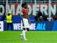 Rafael Leao of AC Milan looks dejected at the end of the UEFA Champions League 2024/25 League Phase MD1 match between AC Milan and Liverpool...